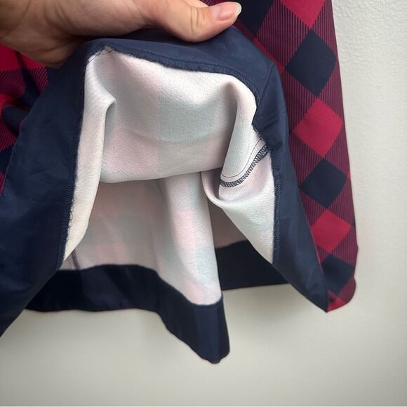 Draper James Buffalo Checkered Collection Pleated Midi Skirt NWT Size 6 Red - Picture 6 of 15